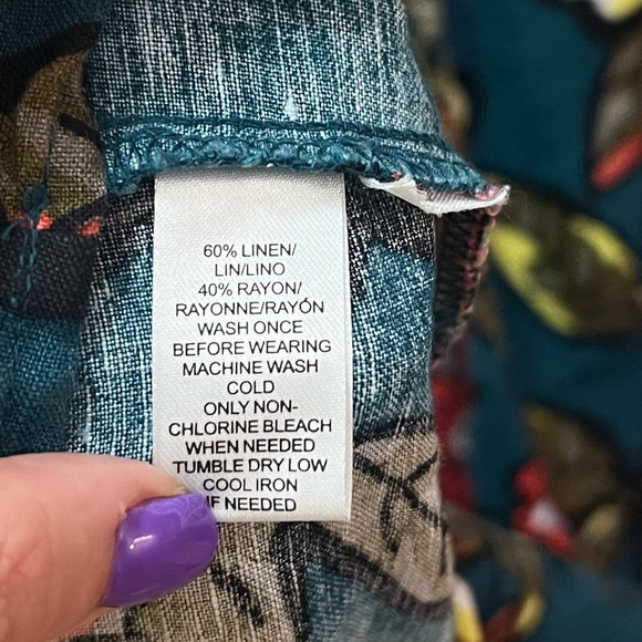 LOFT Floral Halter Maxi Dress Size XS Colourful Vibrant Summer Vacation Party - Picture 9 of 9